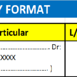 journal entry format